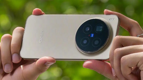 Detailed view of the vivo X300 Pro rear camera lenses focusing on the periscope glass.