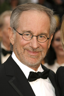 A professional portrait of director Steven Spielberg.