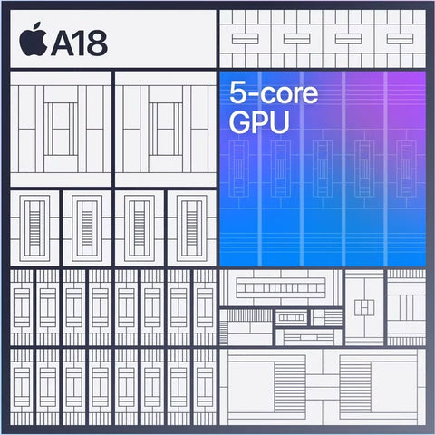 Diagram showing the internal architecture and A18 chipset placement for the 12th generation iPad.