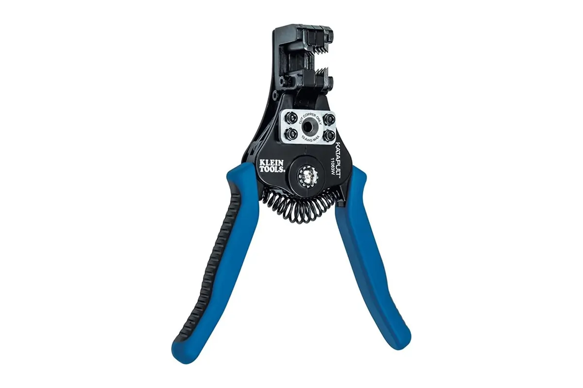 Klein Tools Katapult wire stripper tool.