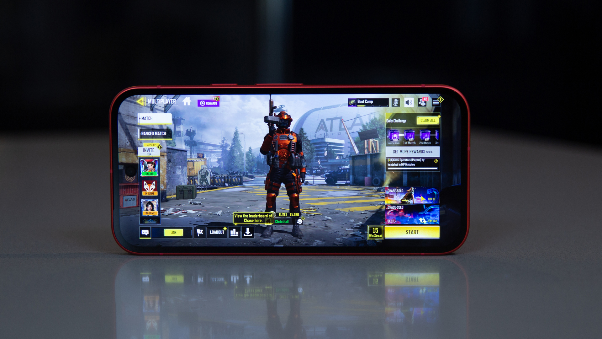 Front view of the Google Pixel 10a display with vibrant colors.