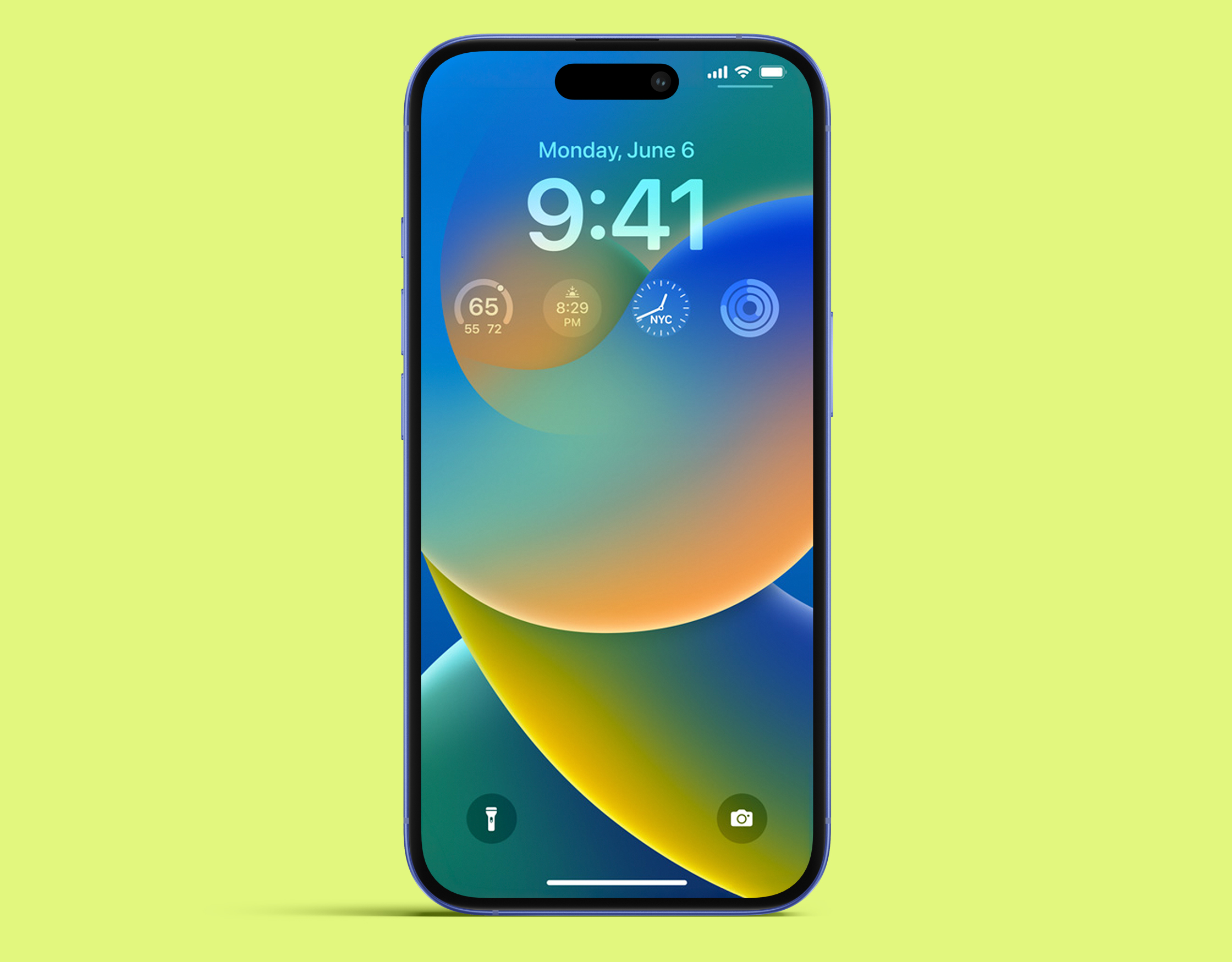 Close-up of the 6.1-inch Super Retina XDR OLED display showing high contrast.