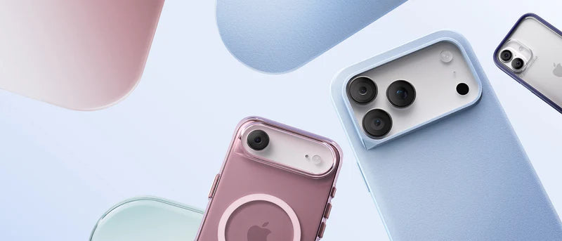 Apple promotional style banner featuring the iPhone 17 series lineup.