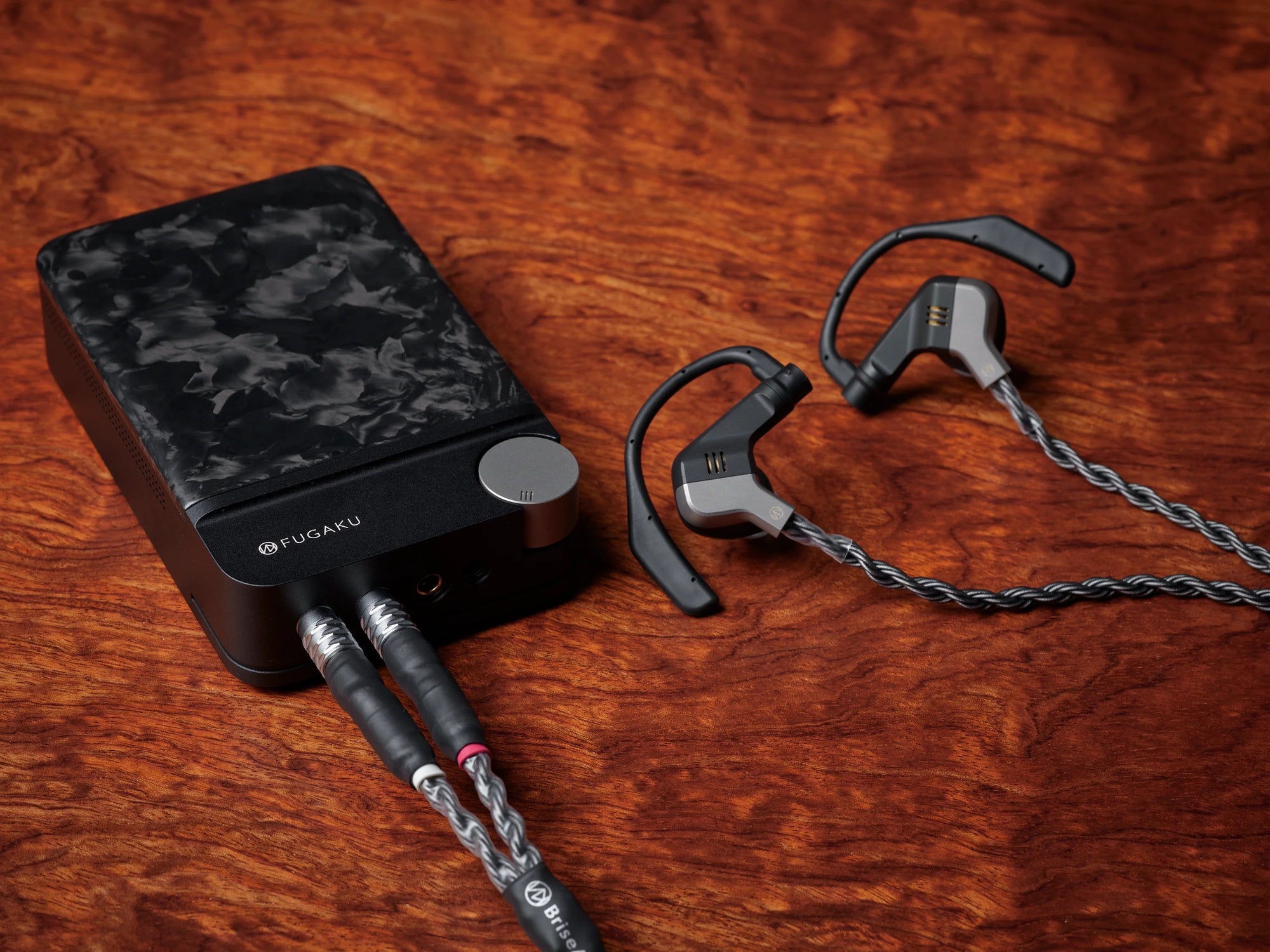 An ultra-luxury in-ear monitor system with a dedicated high-end amplifier.