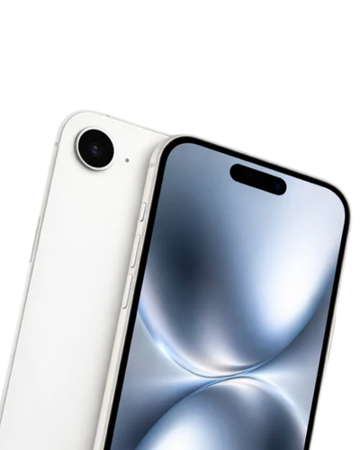 Conceptual render of the iPhone 17e listing rumored hardware specifications like the A19 chip.