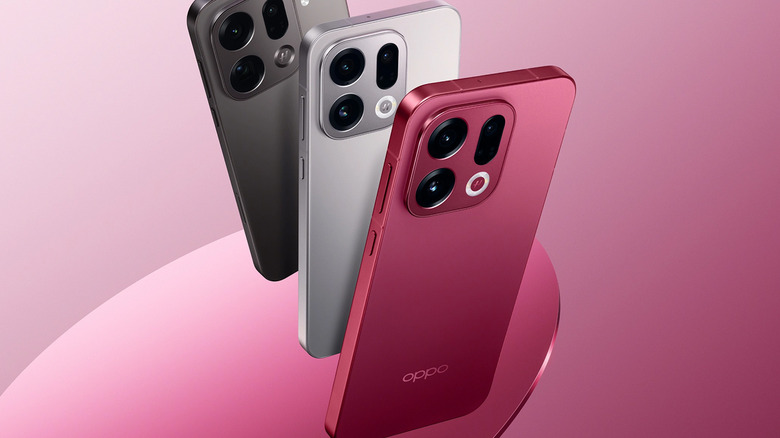 Oppo Find X9 Pro product shot highlighting its large camera module and sleek chassis.