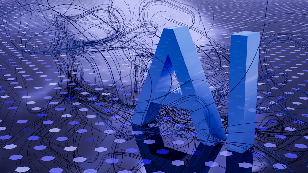 Abstract digital rendering of a neural network representing advanced frontier AI models.