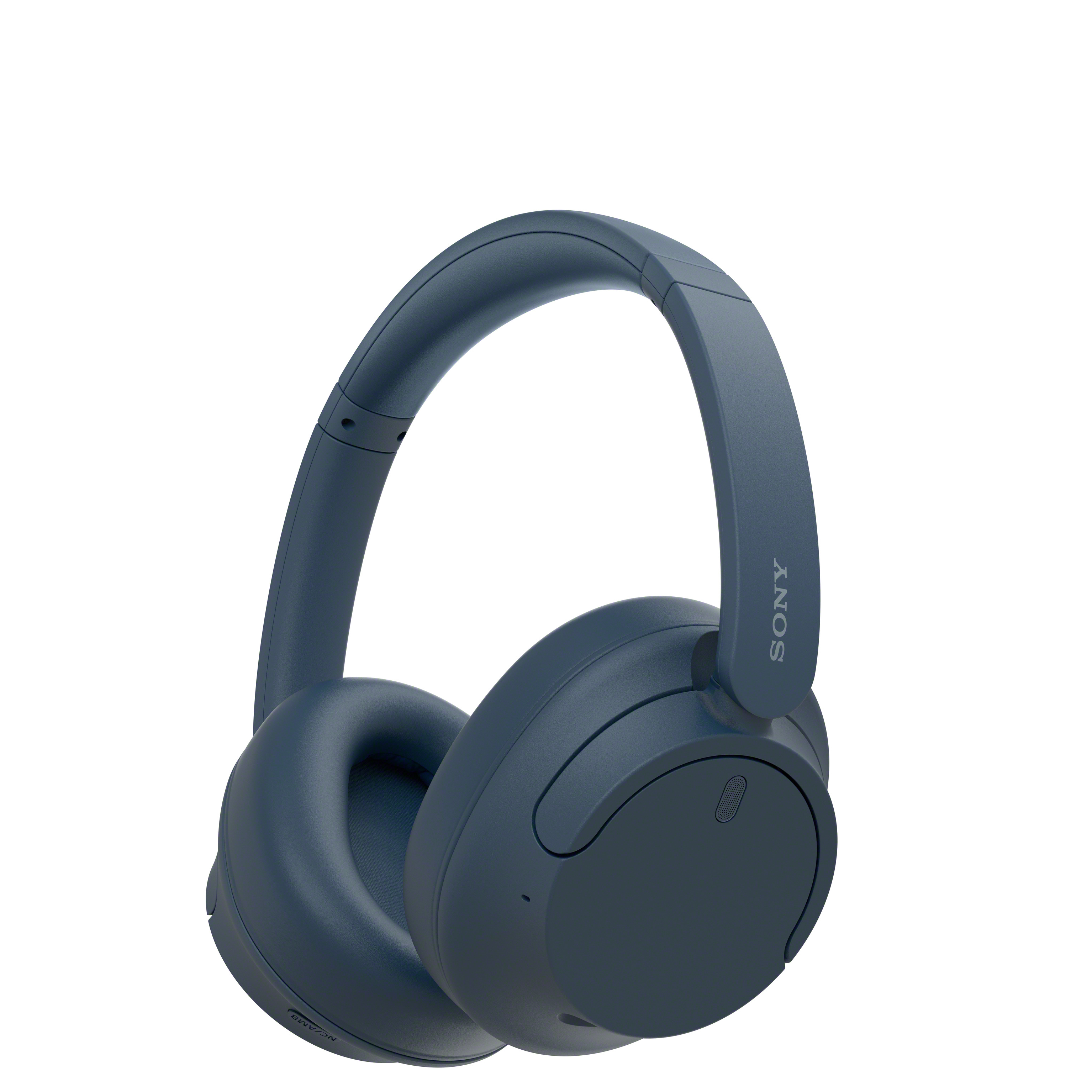 Close-up of the Sony WH-CH720N affordable noise-cancelling headphones.