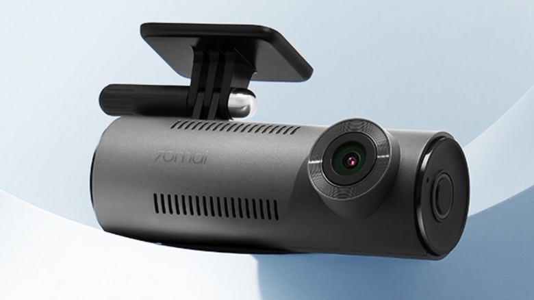 A 3D product render of the 70mai M310 dash cam in a dark gray finish.