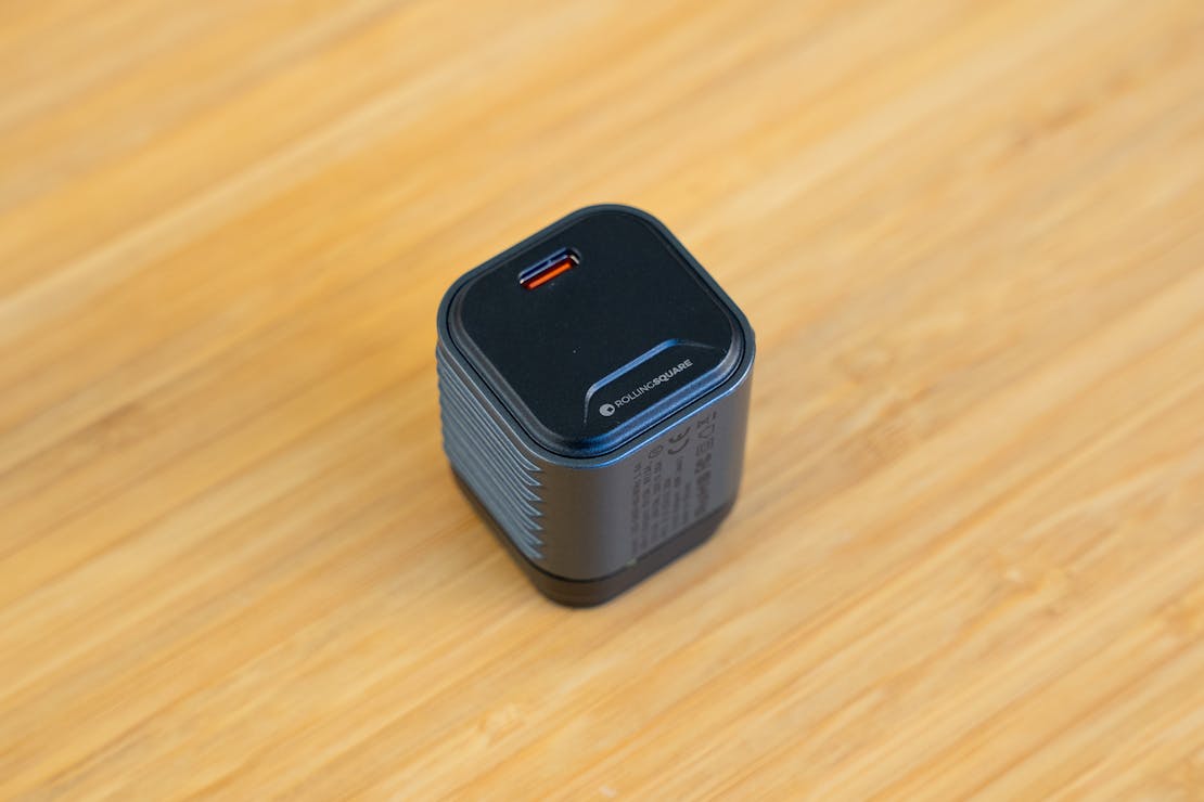 A supertiny 65W GaN charger showcasing ultra-compact power delivery technology.