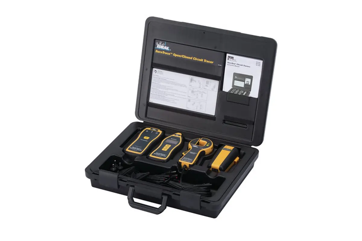 Ideal SureTrace circuit tracer with a digital display.