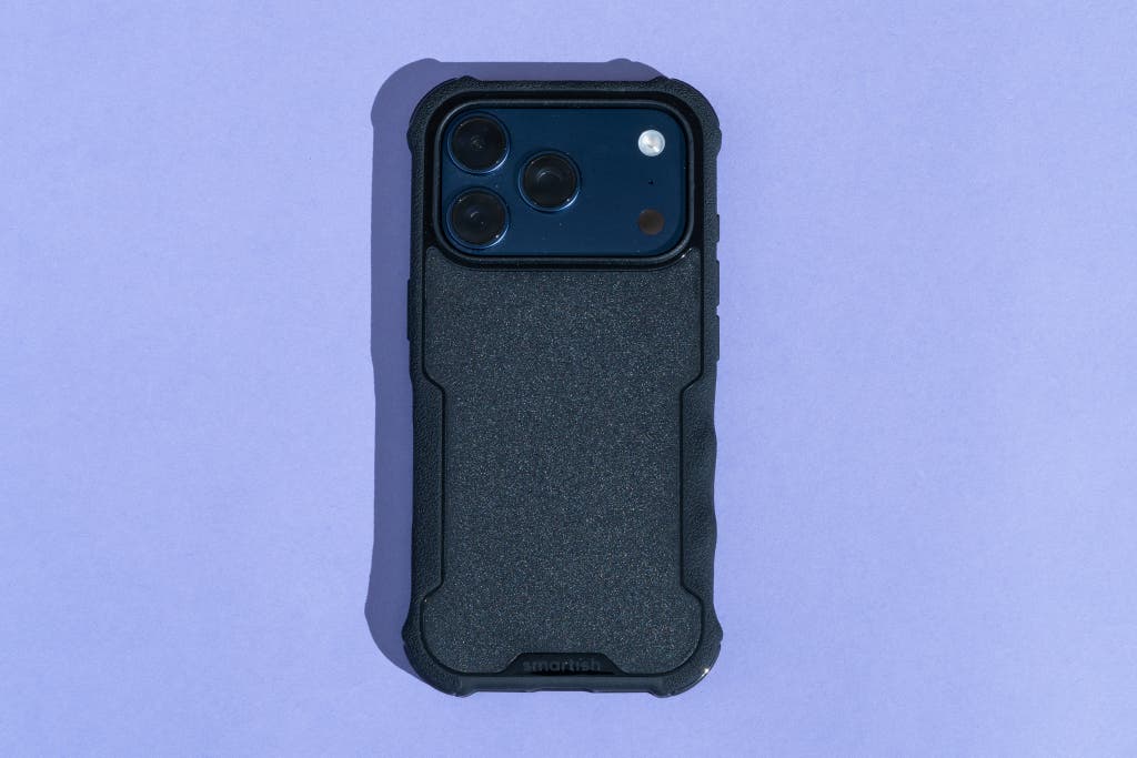 A rugged Smartish Gripzilla protective case for the iPhone 17.