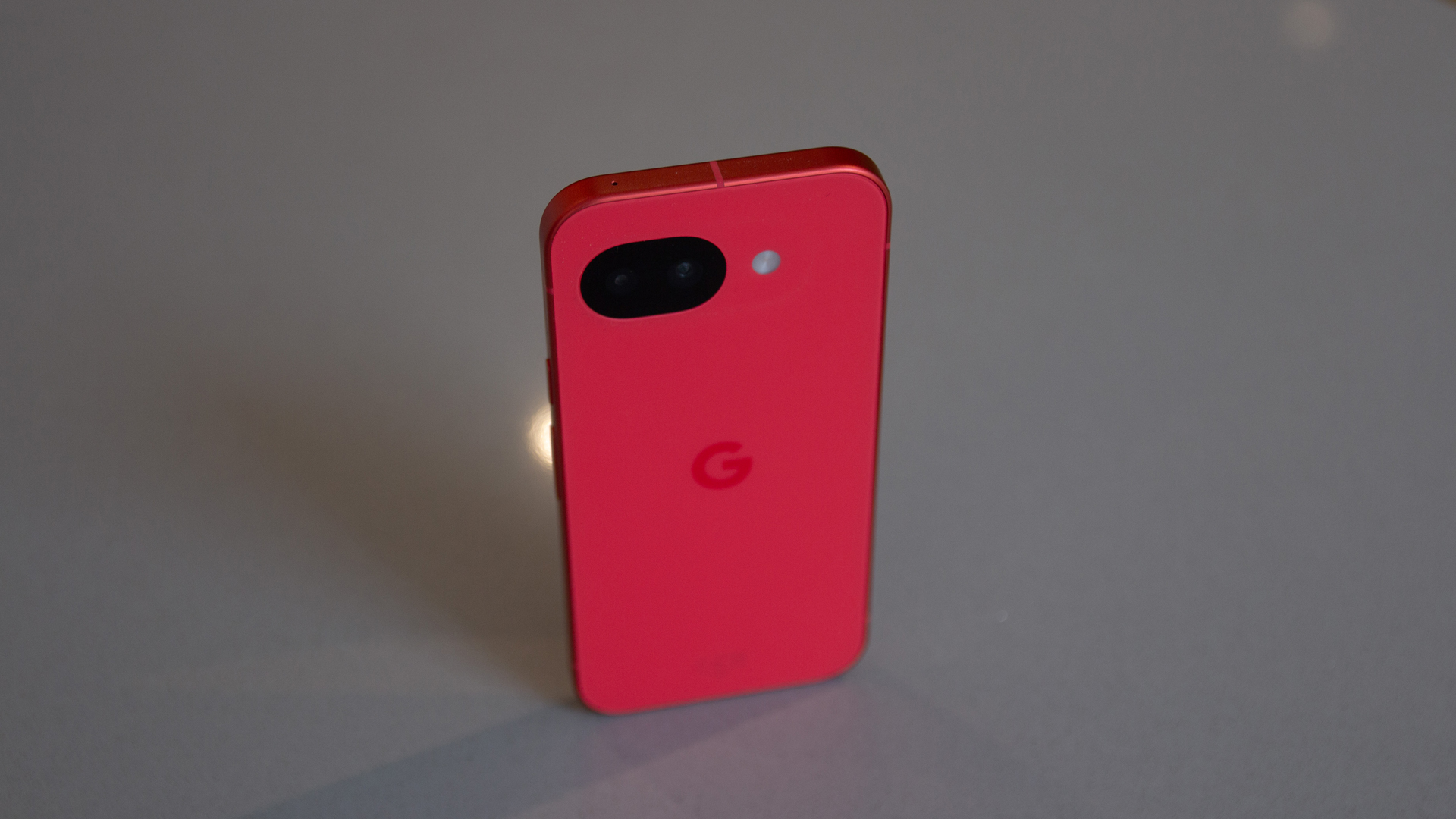 A person holding the Google Pixel 10a in their hand.