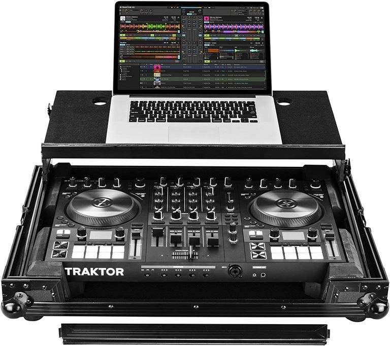 Native Instruments Traktor Kontrol S-series DJ controller showcasing its unique layout.