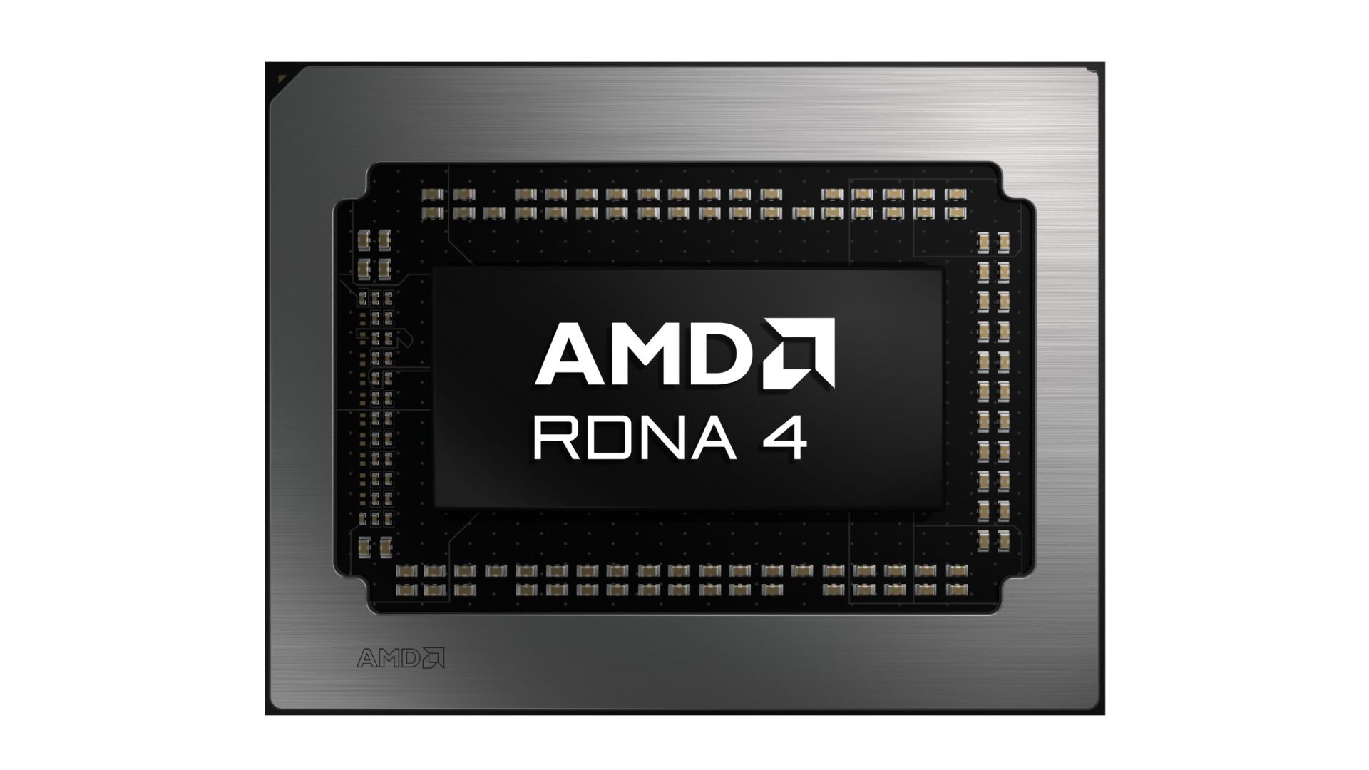 AMD RDNA 4 architecture logo and branding.