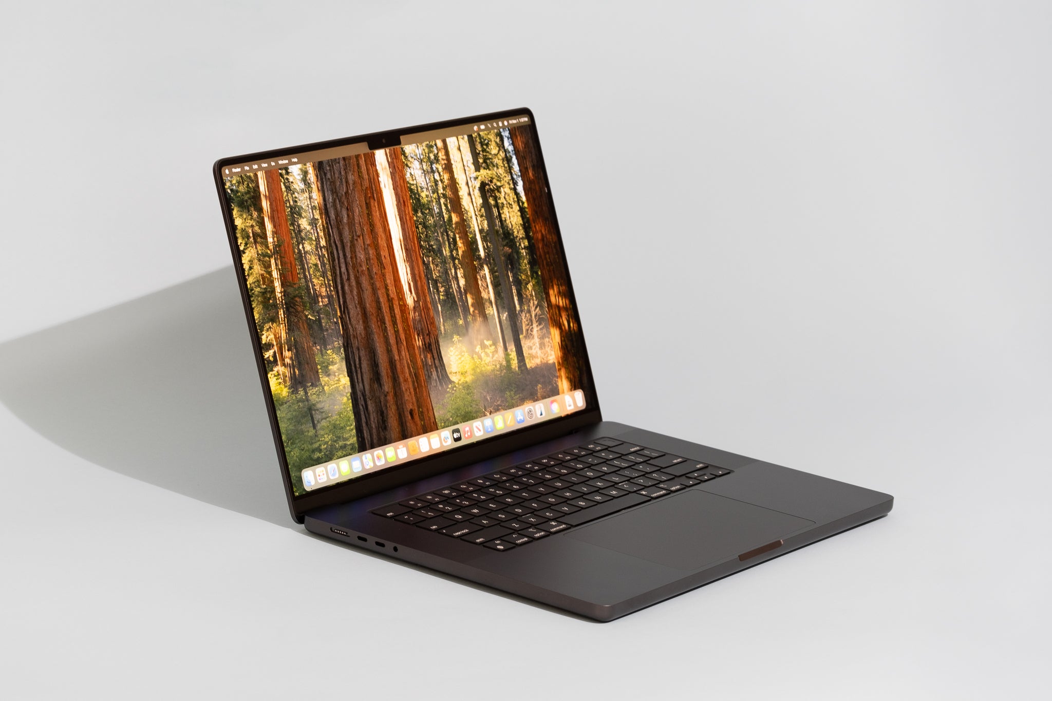 A 16-inch Apple MacBook Pro featuring the latest M-series silicon design.